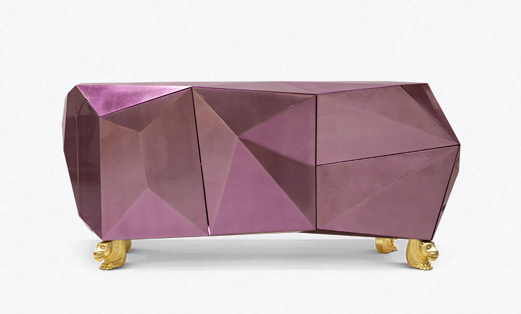 Diamond Amethyst Luxury Sideboard