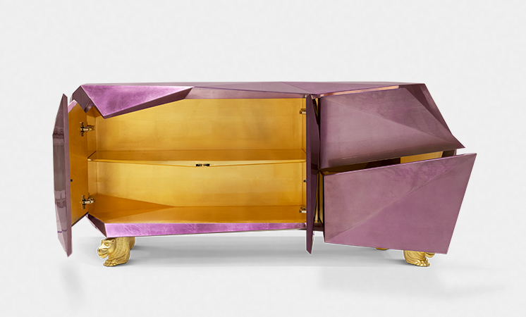 Diamond Amethyst Luxury Sideboard