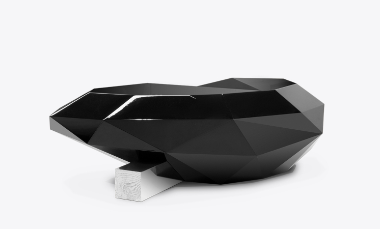 Diamond Black Center Table