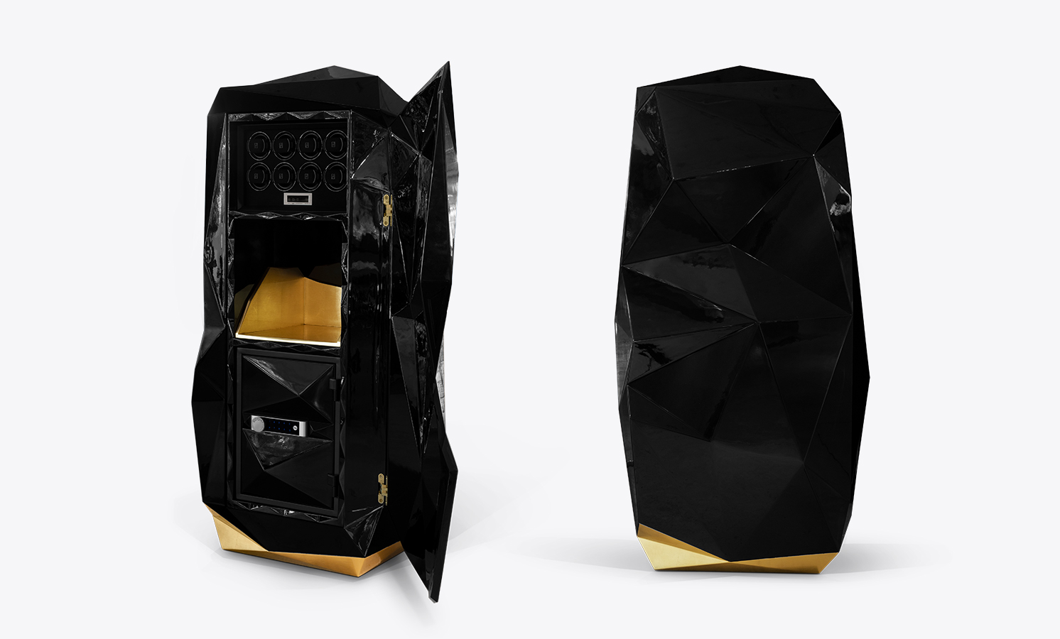Diamond Black Floor Safe