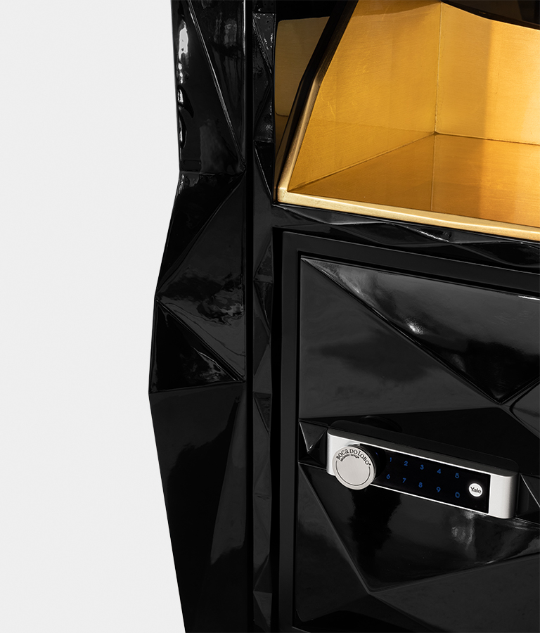 Diamond Black Floor Safe