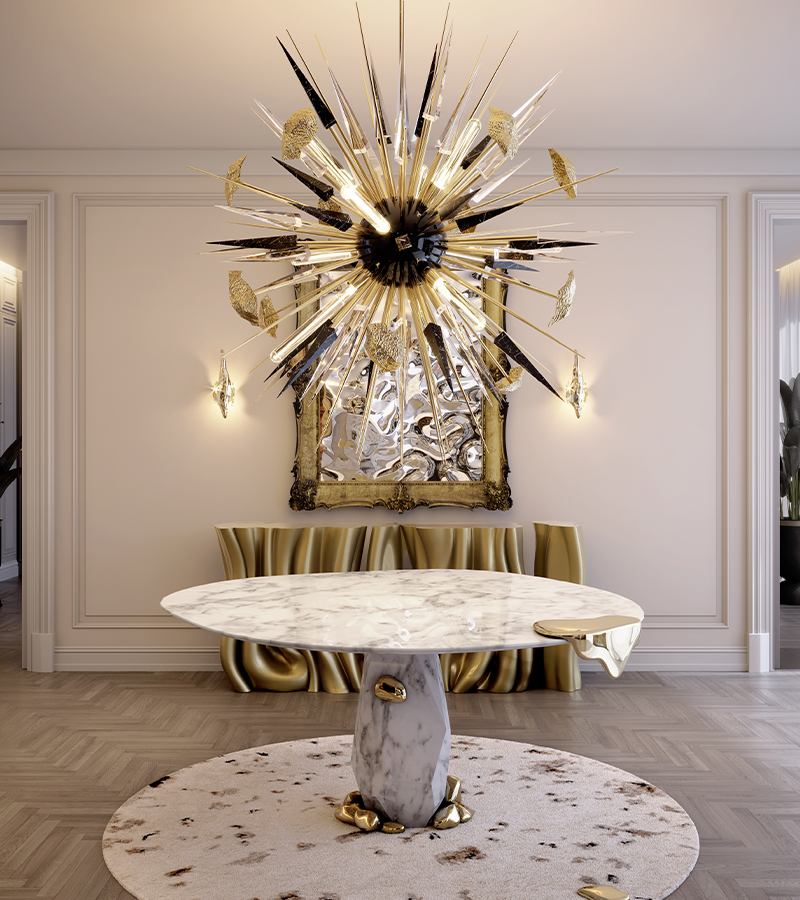 Diamond dining table