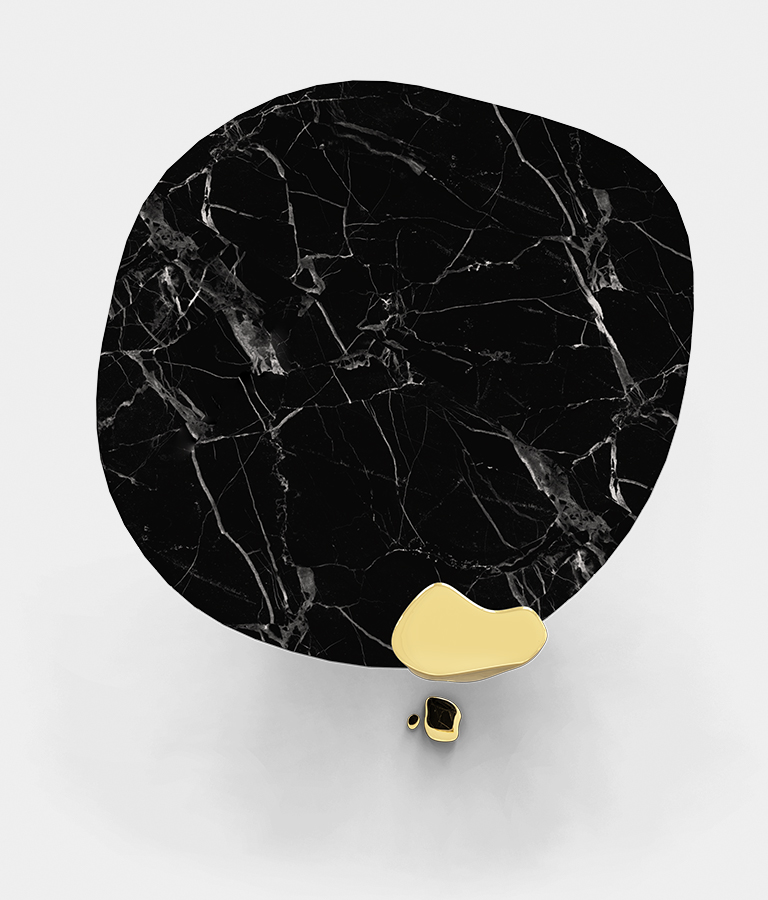 diamond nero marquina dining table