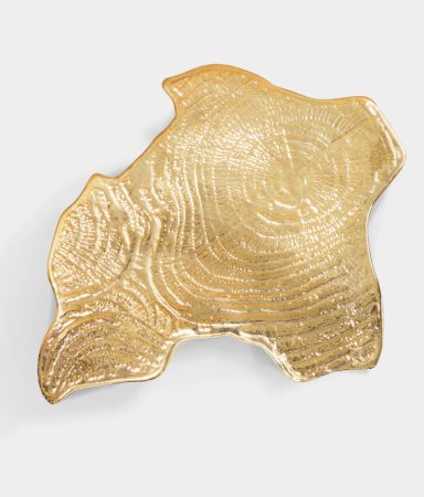 Eden Ceramic Gold Modern Side Table