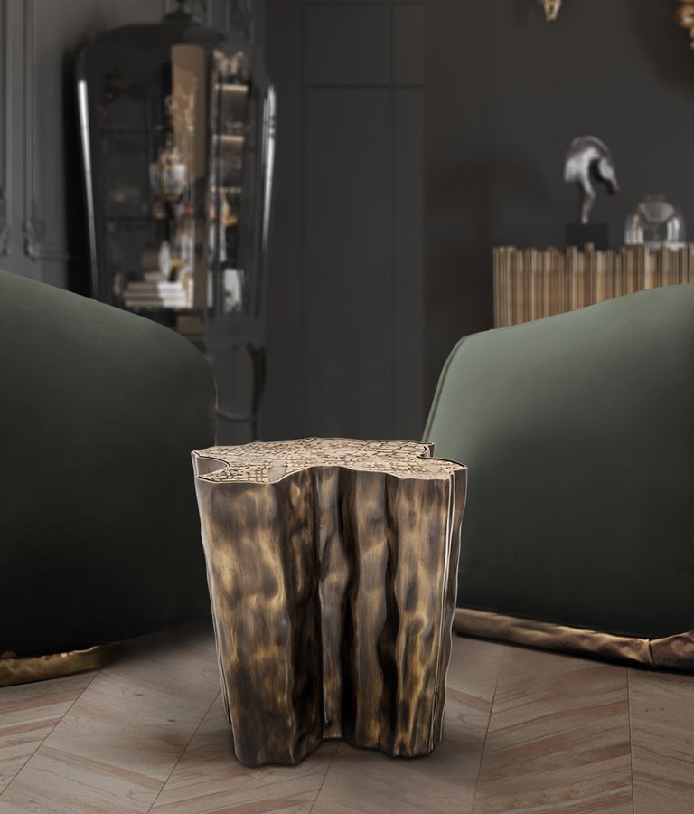 Eden Patina Modern Side Table