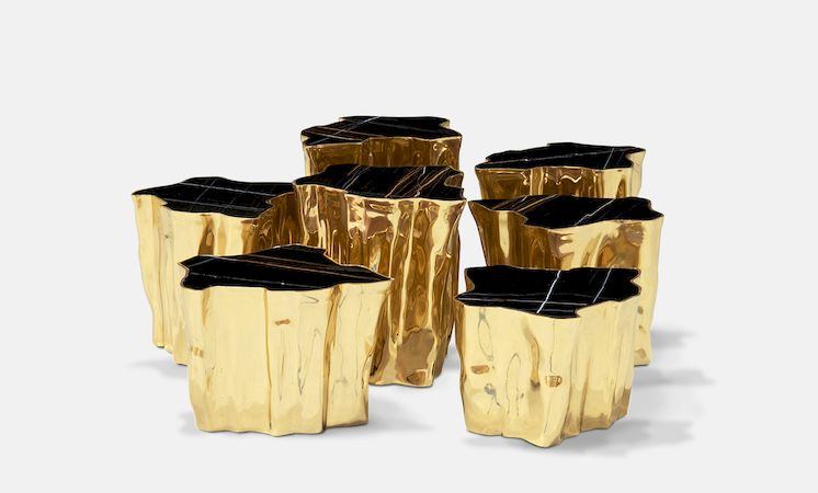 Eden Series Black Contemporary Center Table