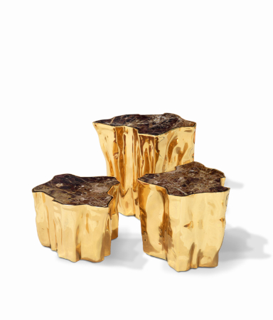 Eden Series Brown Contemporary Center Table