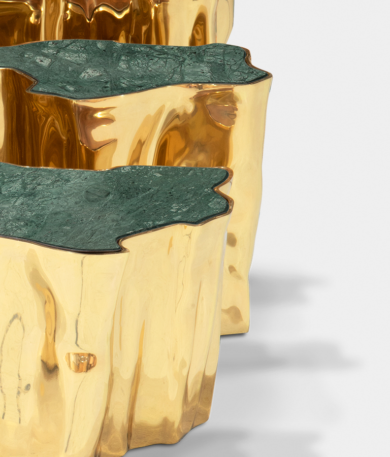 Eden Series Green Contemporary Center Table