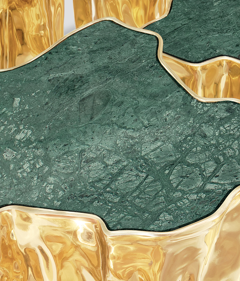 Eden Series Green Contemporary Center Table