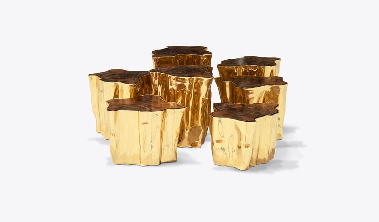 Eden Series Walnut Contemporary Center Table