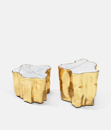 Eden Series White Contemporary Center Table
