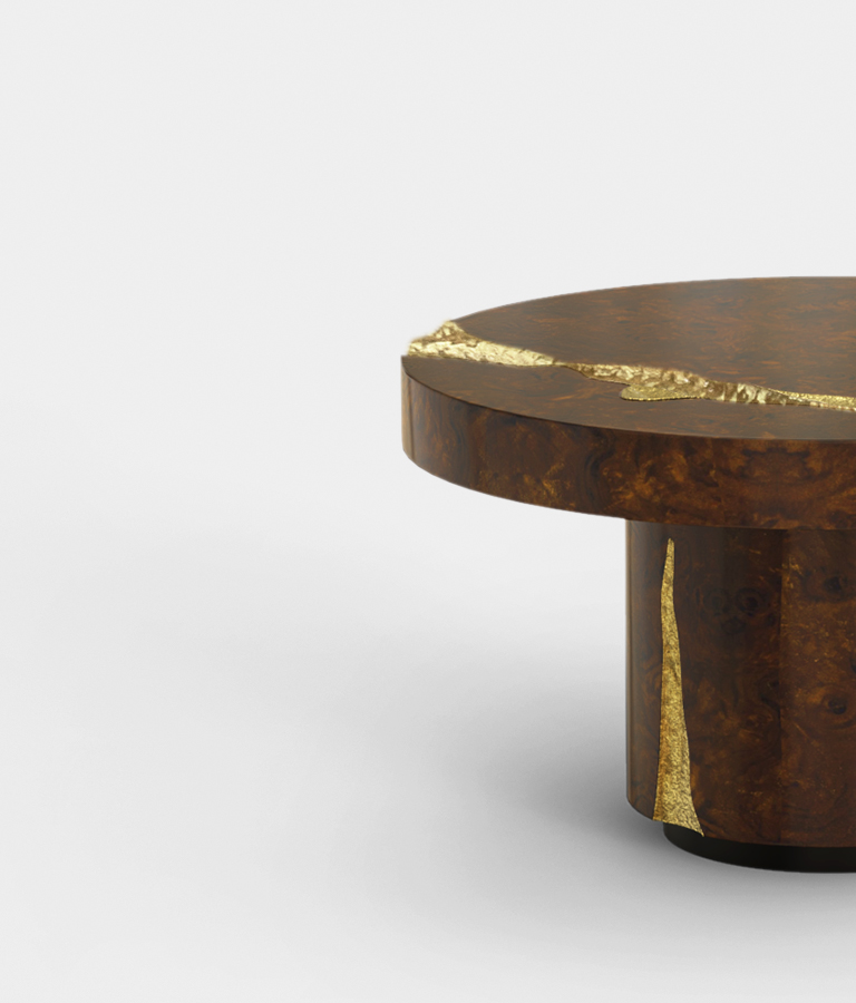 Empire Walnut Contemporary Center Table