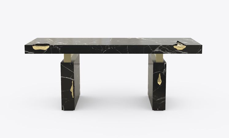 Empire Nero Marquina Writing Desk