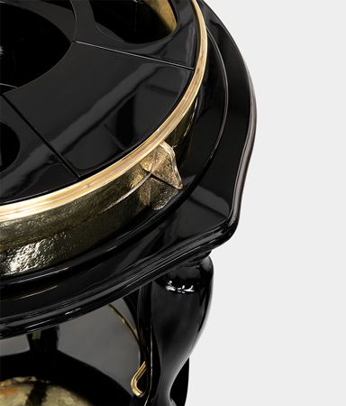 Equator Gold Luxury Bar Cabinet
