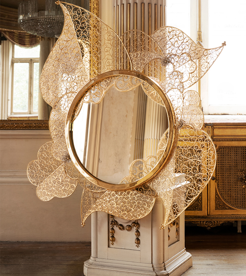 Filigree Handmade Mirror