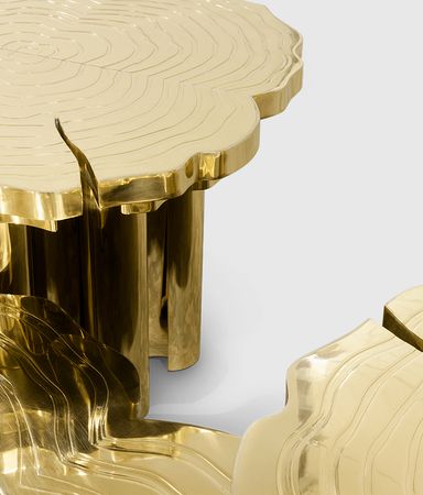 Eden Series White Contemporary Center Table