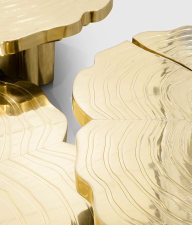 Eden Series White Contemporary Center Table