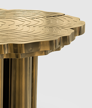 Eden Series White Contemporary Center Table