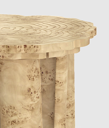 Eden Series White Contemporary Center Table