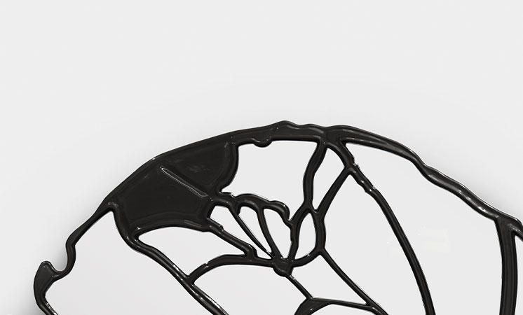 Glance Black Wall Mirror