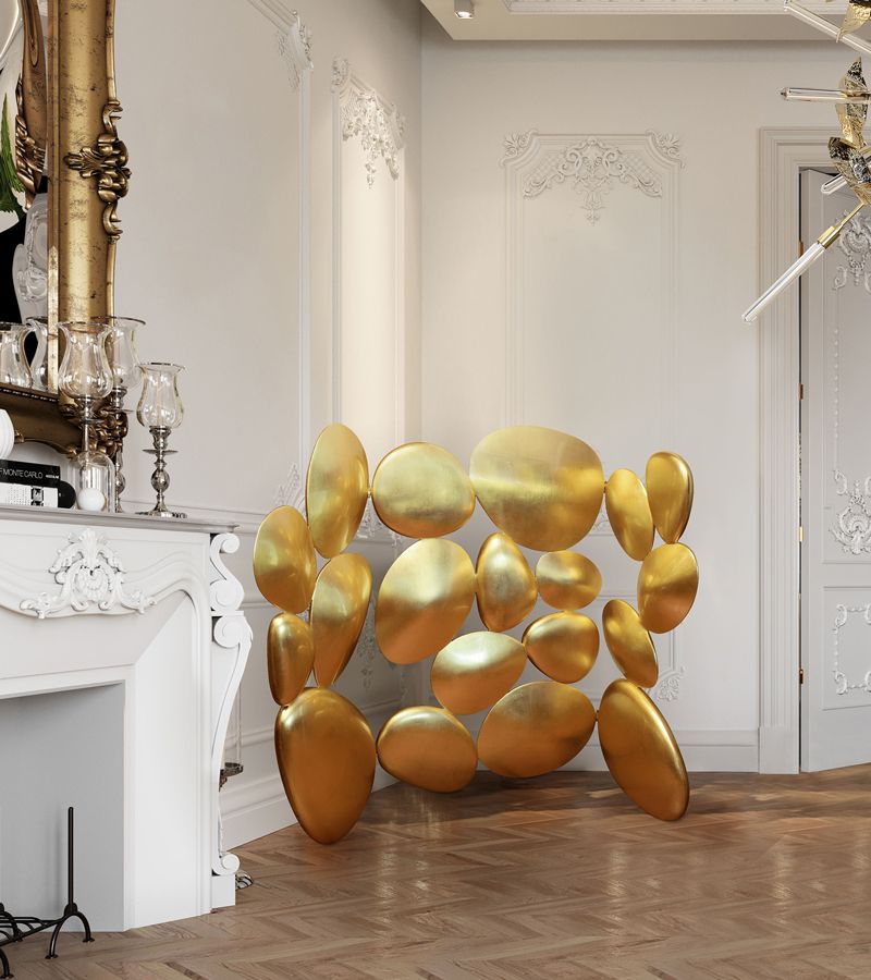 Gold Folding Screen