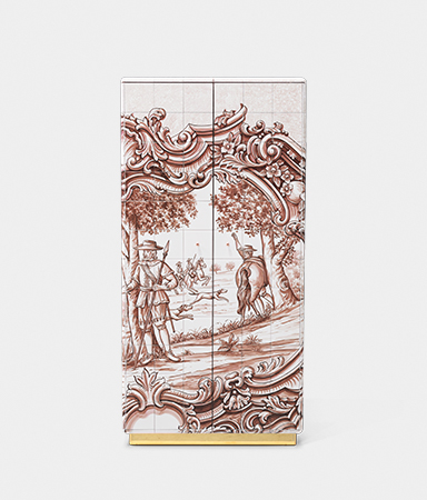 Heritage Sepia Handmade Cabinet