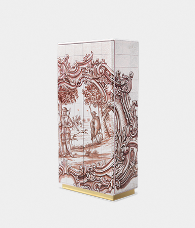 Heritage Sepia Handmade Cabinet