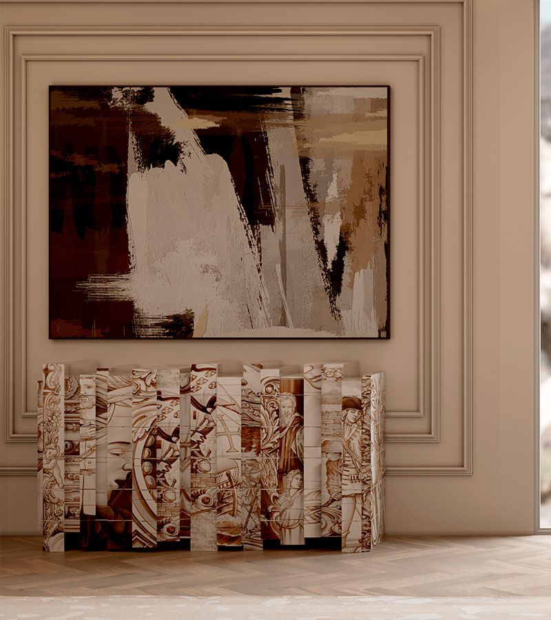 Heritage Sepia Handmade Cabinet