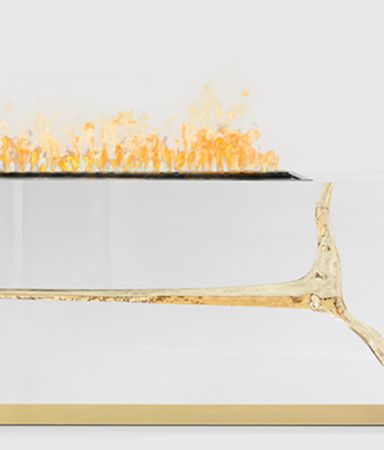 Eden Series White Contemporary Center Table