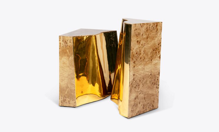 Lapiaz Poplar Modern Side Table