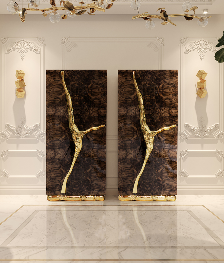 Lapiaz Walnut Contemporary Cabinet