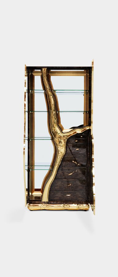 Lapiaz Walnut Contemporary Cabinet