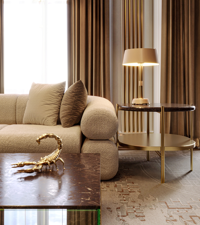 Metamorphosis White Luxury Center Table