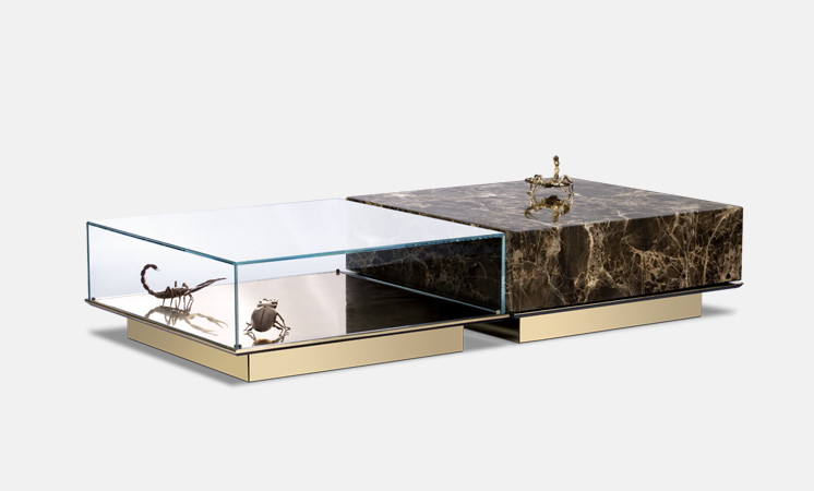 Metamorphosis White Luxury Center Table