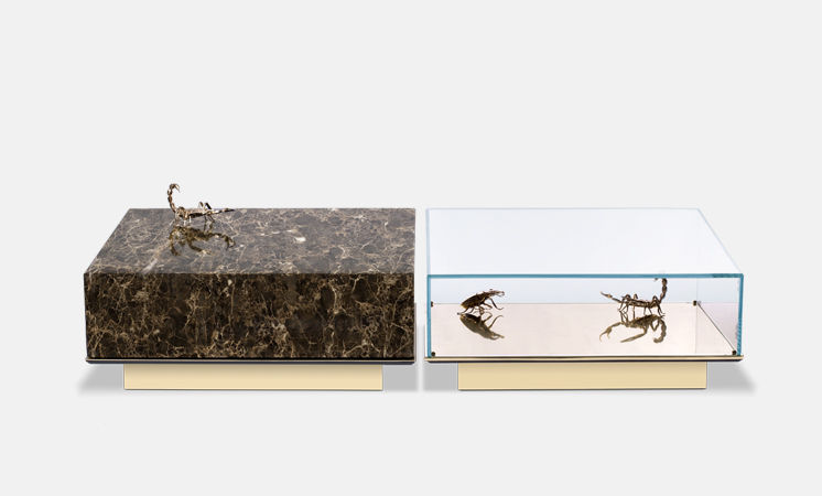 Metamorphosis White Luxury Center Table