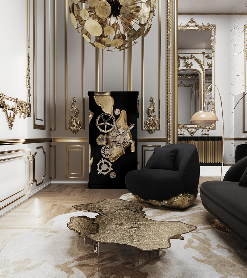Millionaire Black Gold Luxury Safe