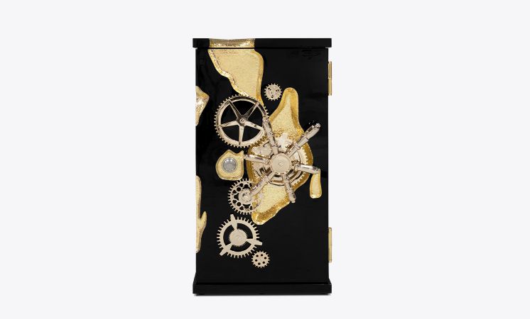 Millionaire Black Gold Luxury Safe