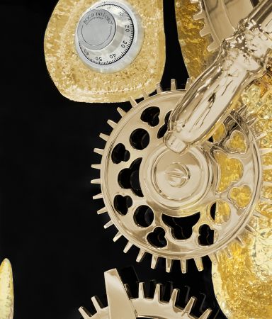 Millionaire Black Gold Luxury Safe