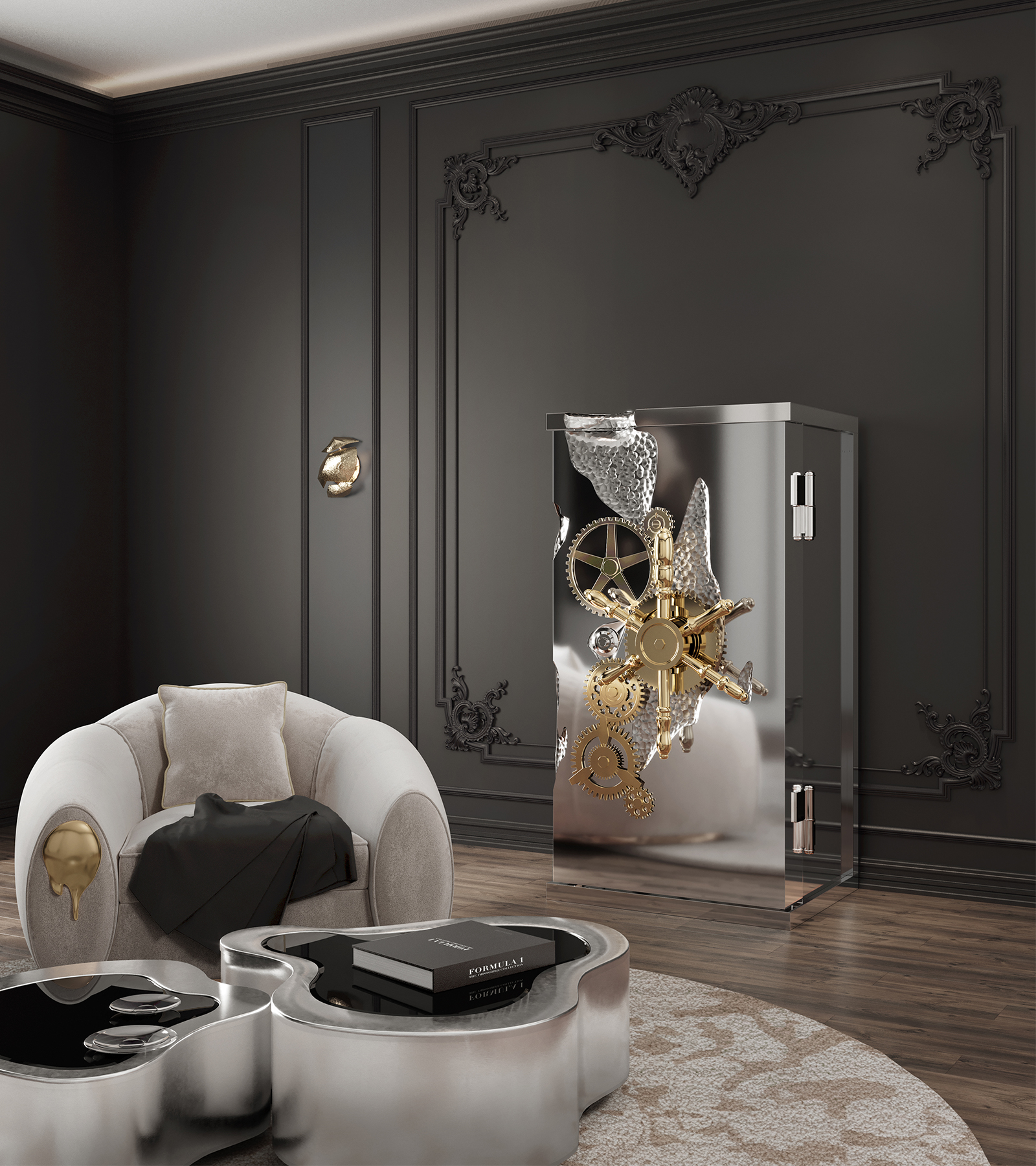 Millionaire Black Luxury Safe