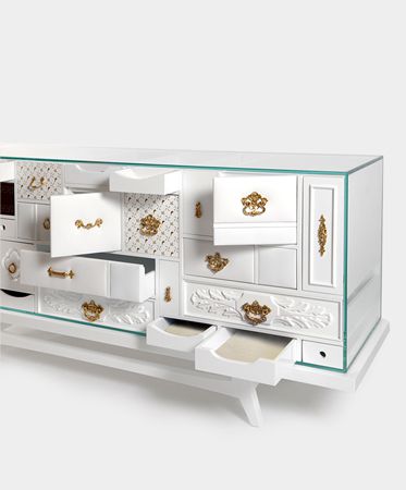Mondrian White Sideboard