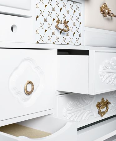 Mondrian White Sideboard