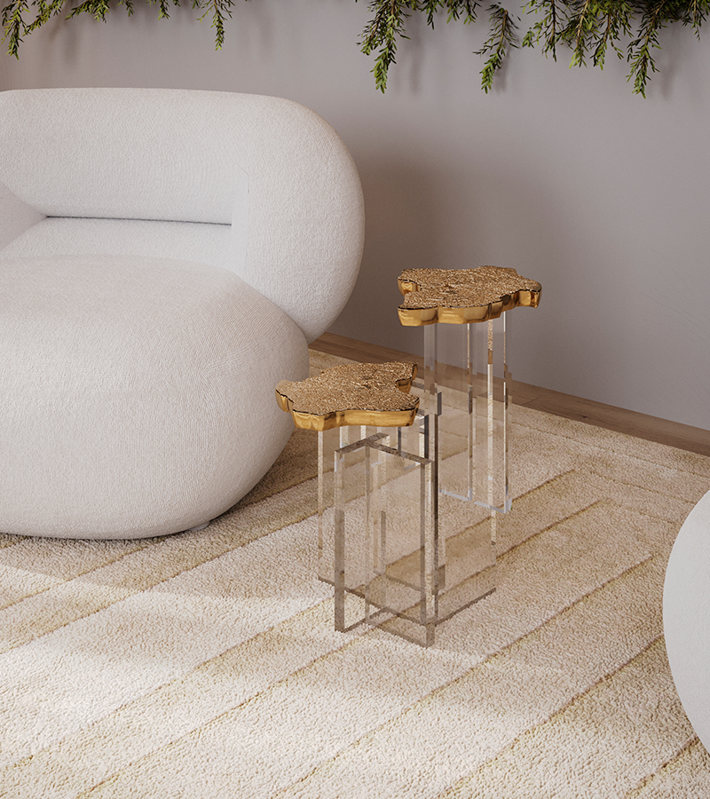 Monet Contemporary Side Table