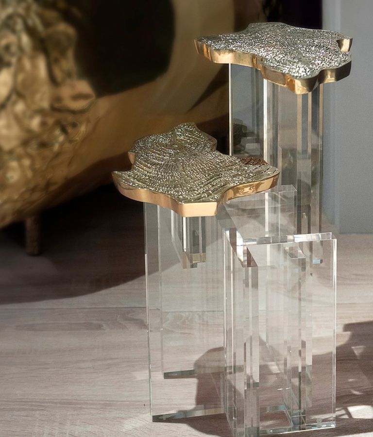 Monet Contemporary Side Table