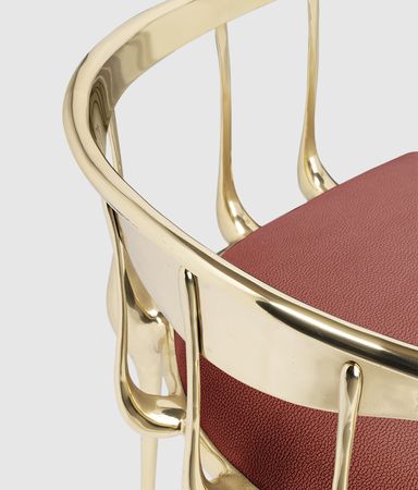 N11 Burgundy Modern Chair