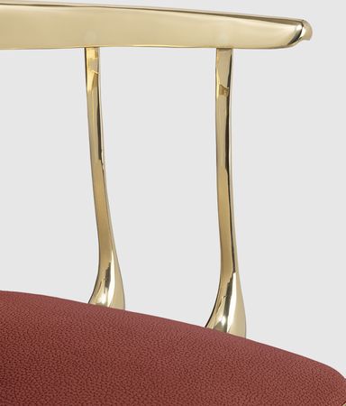 N11 Burgundy Modern Chair