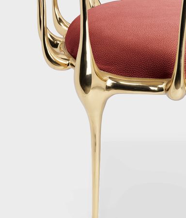N11 Burgundy Modern Chair