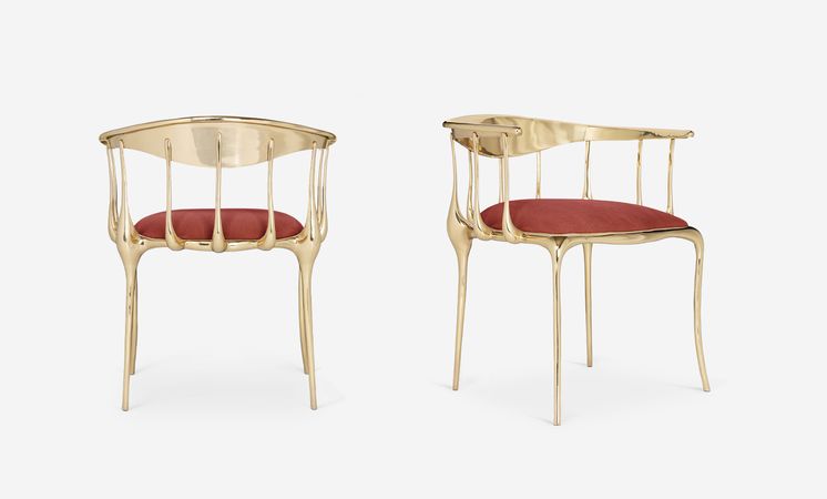 N11 Burgundy Modern Chair