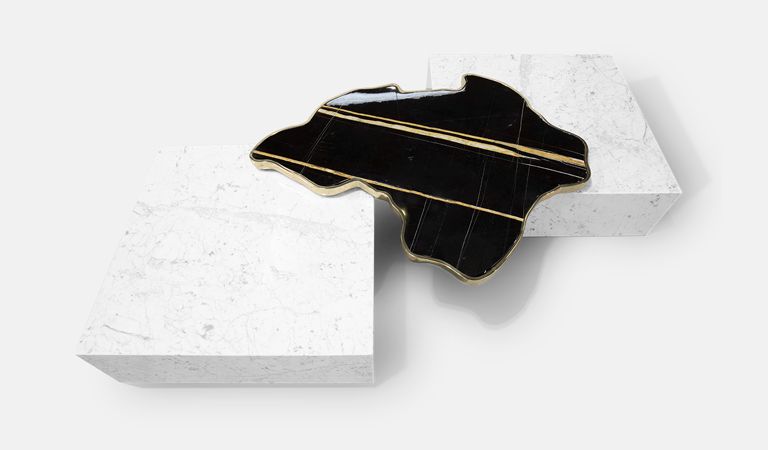 Navarra Black White Center Table