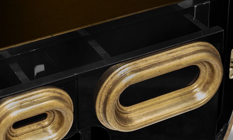 Diamond Emerald Luxury Sideboard