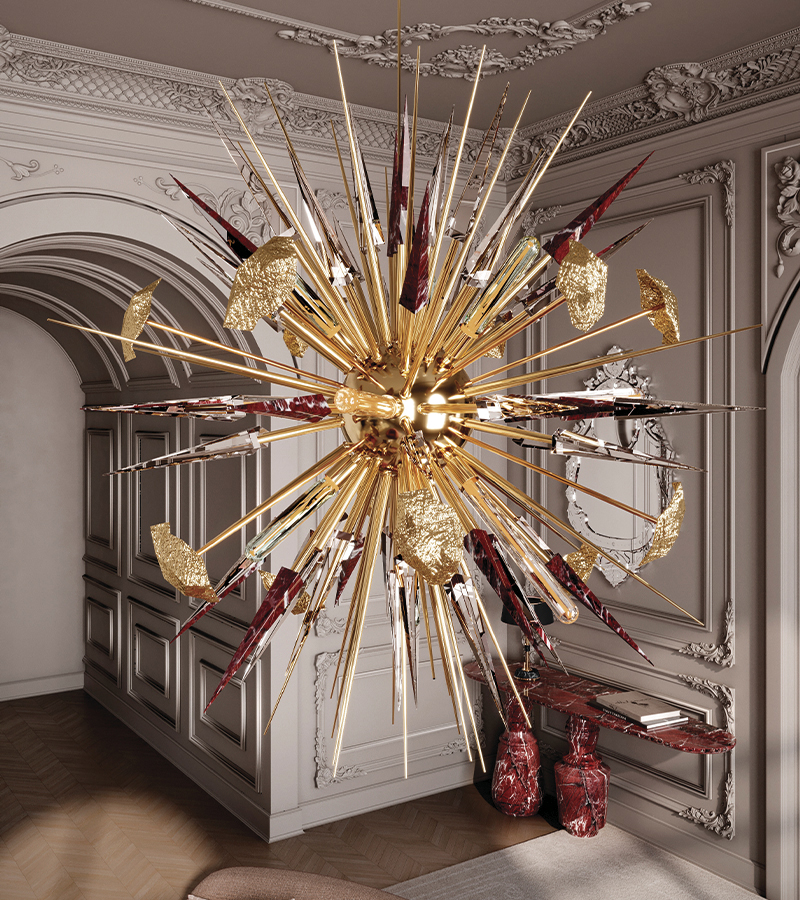 Outburst Rosso Chandelier